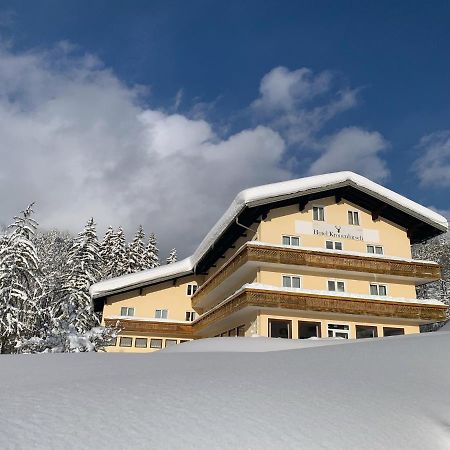 Hotel Kronenhirsch Russbach am Pass Gschütt Kültér fotó