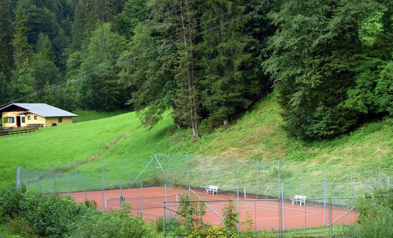 Hotel Kronenhirsch Russbach am Pass Gschütt Kültér fotó