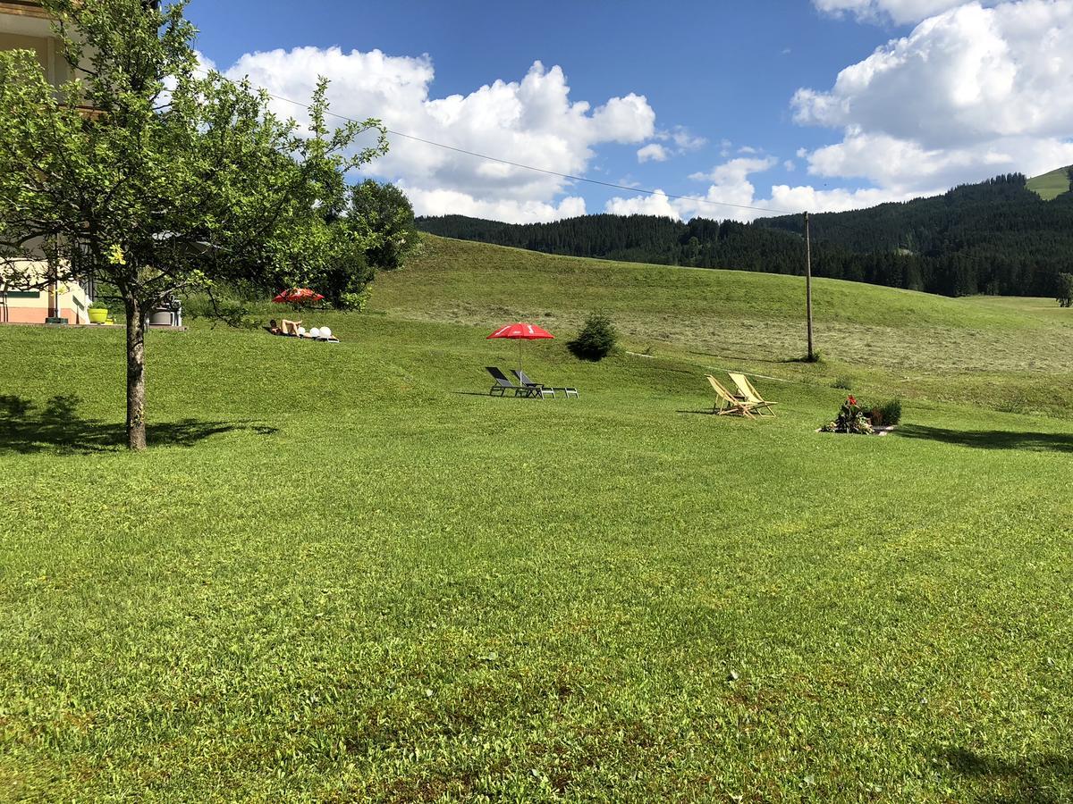 Hotel Kronenhirsch Russbach am Pass Gschütt Kültér fotó